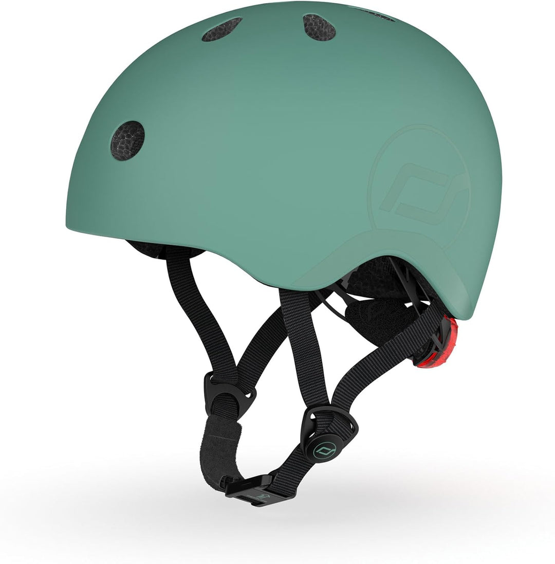 Scoot & Ride, S - M Size Kids Helmet forest, forest