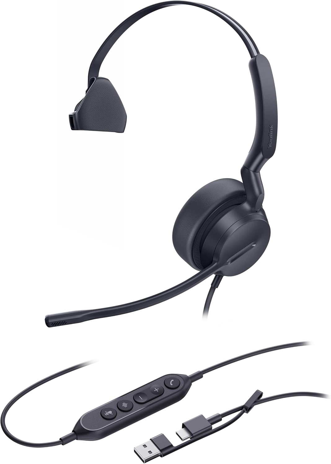 Yealink Headset UH42 Mono UC USB-C/A, UH42 Mono UC