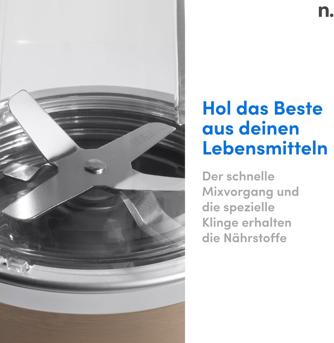 nutribullet Pro, 900 Watt Leistung, Einfach und schnell in der Anwendung, Kompakt, Leicht zu reinige