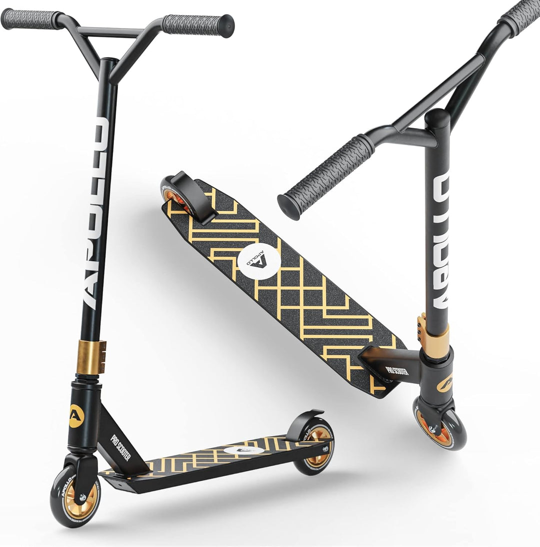 Apollo Stunt Scooter - Genius Pro | Robuster Kinder Scooter mit ABEC 9 Kugellager | Trick Roller, Tr