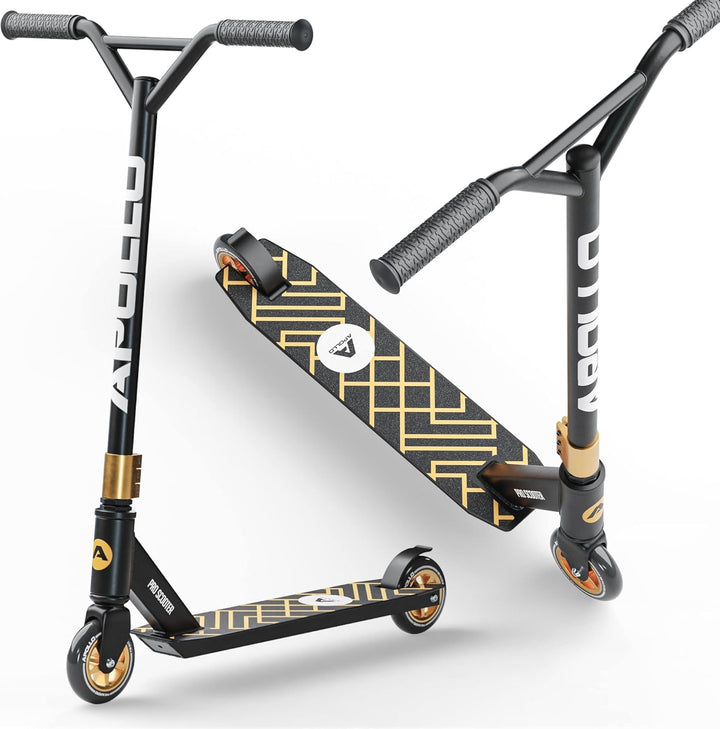 Apollo Stunt Scooter - Genius Pro | Robuster Kinder Scooter mit ABEC 9 Kugellager | Trick Roller, Tr