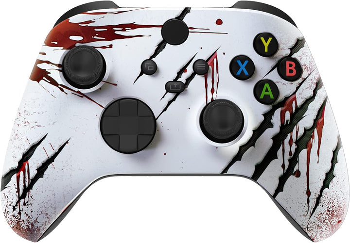 eXtremeRate Front Gehäuse Case für Xbox Series X&S Controller, Vorderseite Hülle faceplate Cover Ski