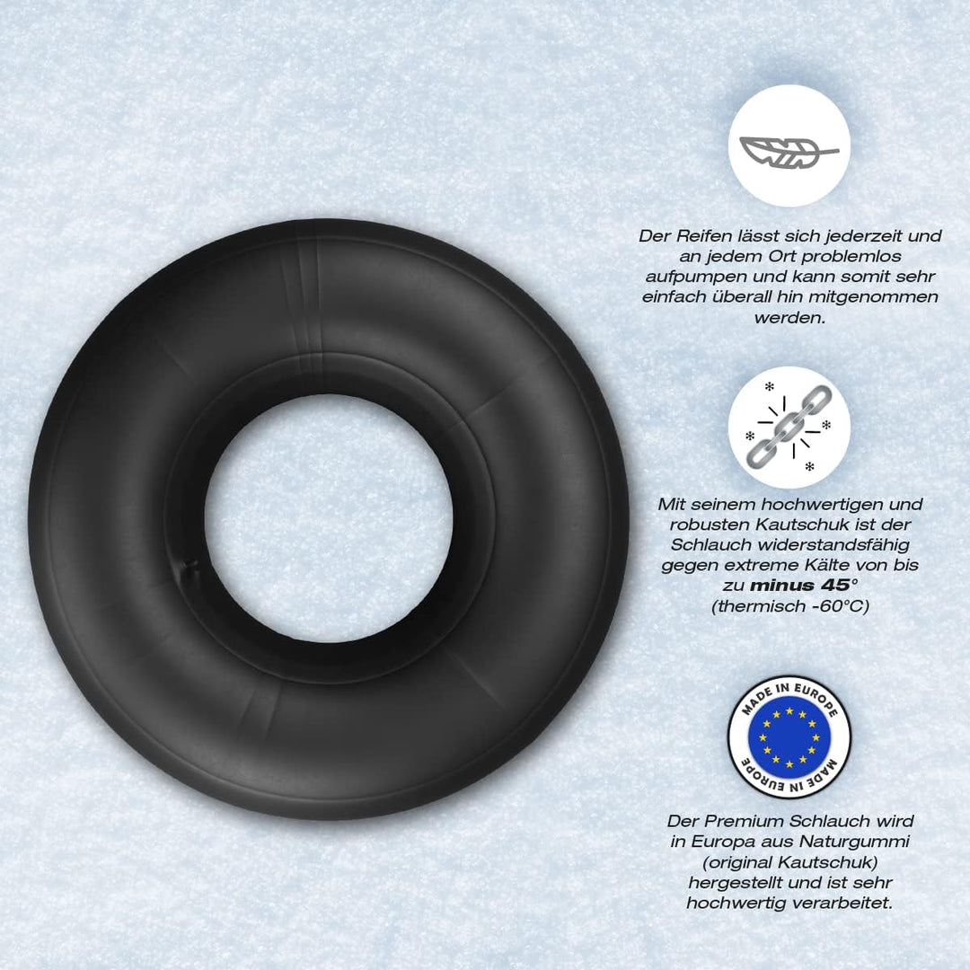 SKINHAWK Premium LKW Schlauch als Rodelreifen Snowtube Rutschreifen Bob Made IN