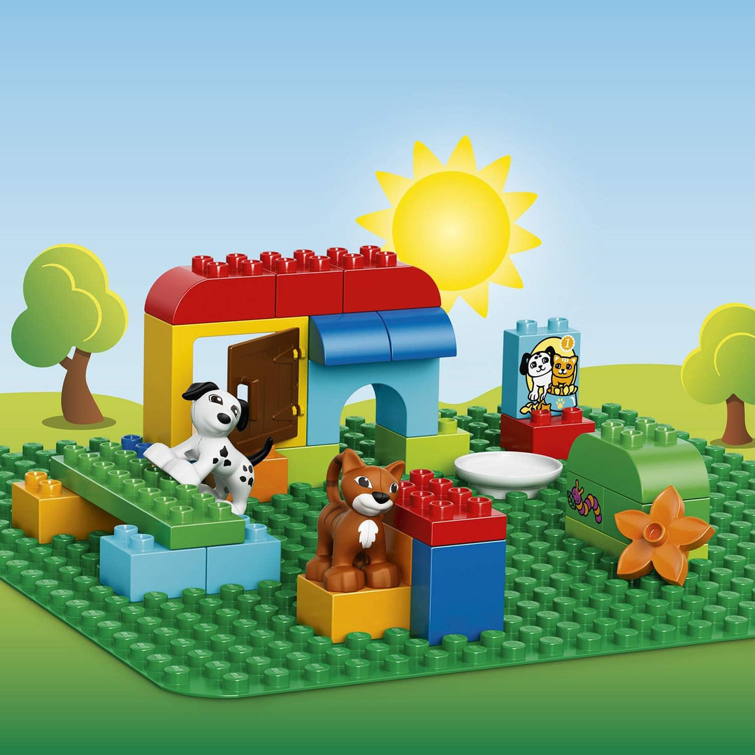 LEGO 2304 DUPLO Classic Grosse Bauplatte, Spielzeug für Vorschulkinder, grün