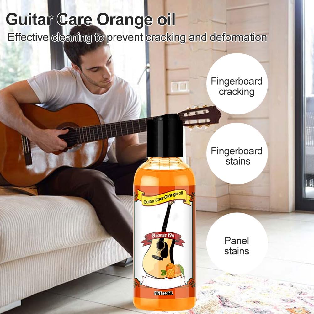 Gitarren Pflegeöl,Griffbrett öl Gitarre,Pflegeöl für Gitarrensaiten,Griffbrett Ölreiniger,Gitarren G