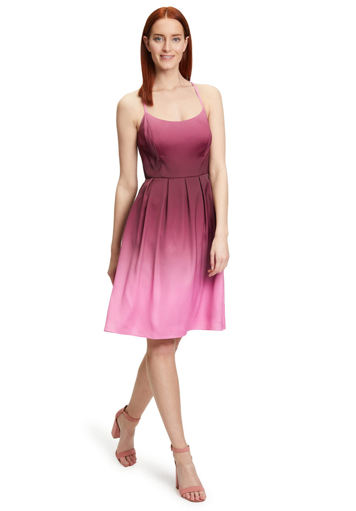 Vera Mont Damen Kleid 38 Pink/Dunkelrot, 38 Pink/Dunkelrot