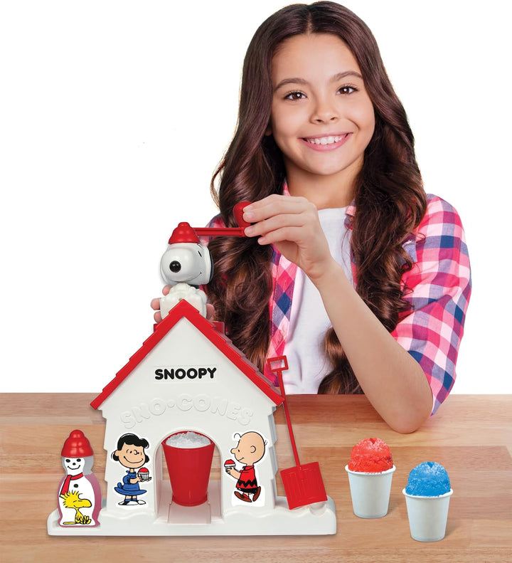 Snoopy SNO-Kegel-Maschine, Schneekegel-Eismaschine, Eisrasierer, Snoopy Hausform, rasierte Eismaschi