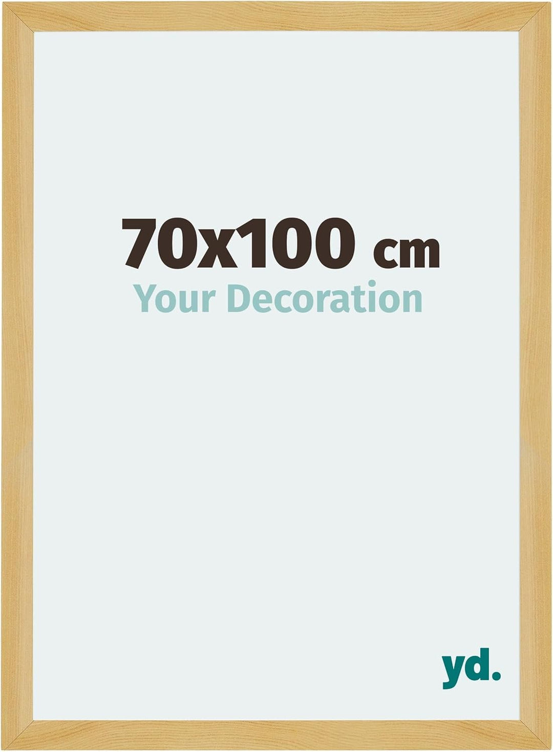 yd. Your Decoration - Bilderrahmen 70x100 cm - Bilderrahmen aus MDF mit Acrylglas - Antireflex - Aus