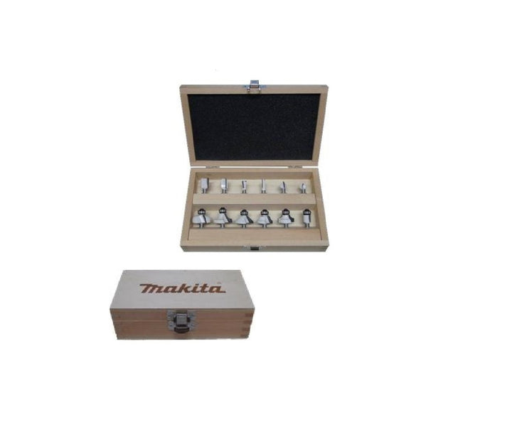 MAKITA D-57065 Holzfräser mit Schaft, 6 mm, 12 Stück
