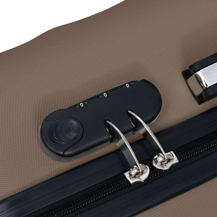 vidaXL Hartschale Trolley Set 2-tlg. 4 360-Grad-Rollen Hartschalenkoffer Reisekoffer Koffer Kofferse