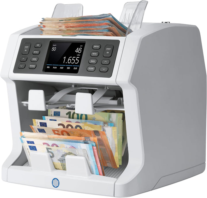 Safescan 2985-SX Geldzählmaschine, Wertzählung und Sortierung von gemischten Banknoten - Banknotenzä