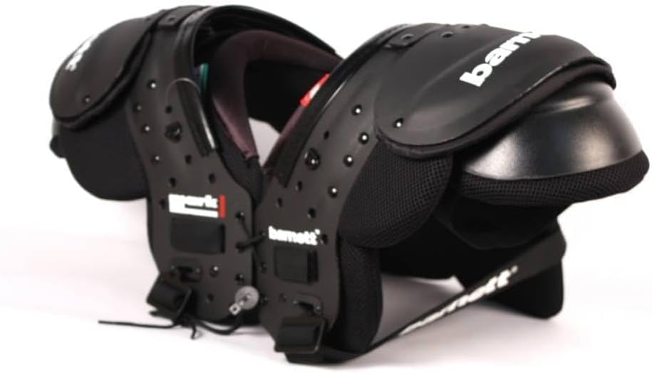 BARNETT Shoulderpad Mark I American Football Schulterschutz Profi, Farbe schwarz, M