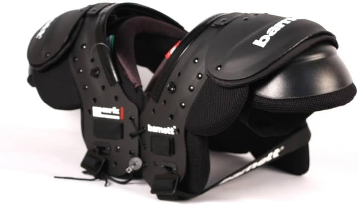 BARNETT Shoulderpad Mark I American Football Schulterschutz Profi, Farbe schwarz, M