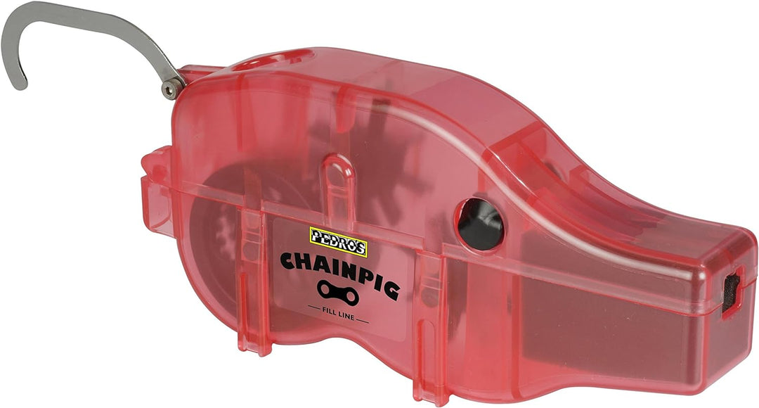 Pedro's Unisex's Pig II Chain Cleaning Machine, Red, 1 stück (1er Pack), 1 stück (1er Pack)