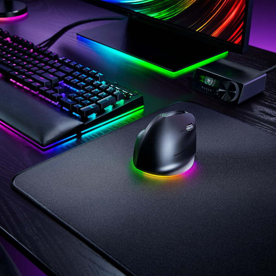 Razer Pro Click V2 Vertical - Vertikale ergonomische kabellose Maus für Rechtshänder - KI Prompt Ass