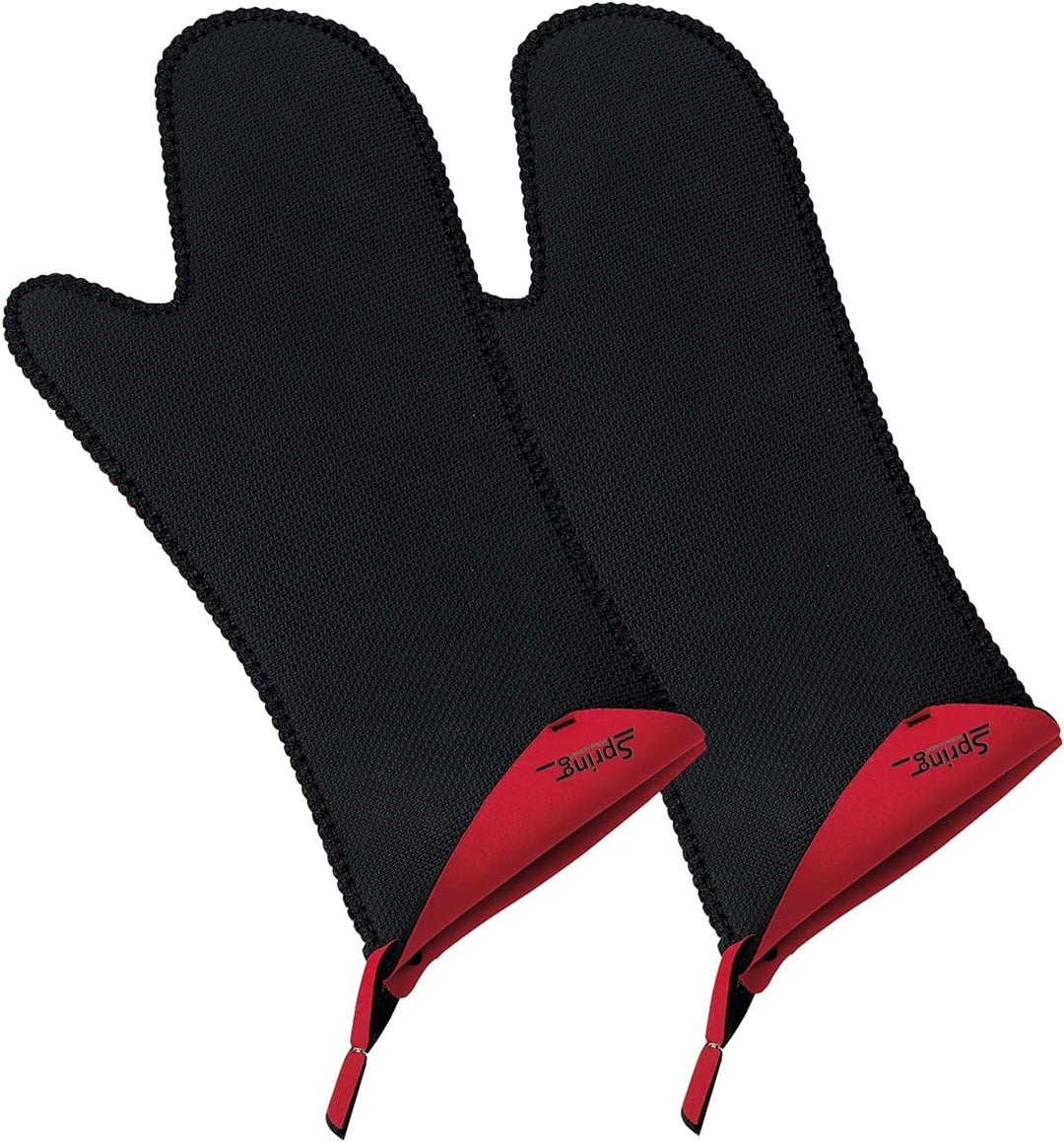 Spring Backhandschuhe, Normal, 20 9406 56 02, Schwarz, 33 x 15 cm, Schwarz
