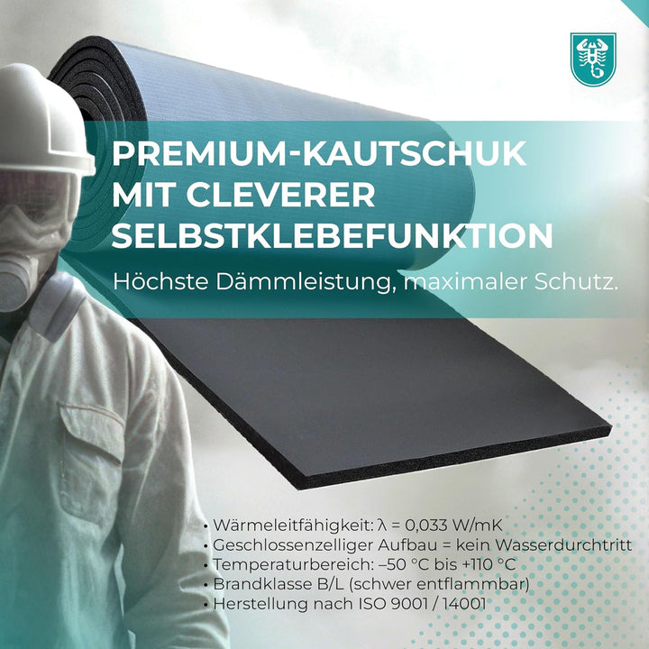 Armaflex® Armacell® original XG Kautschuk Platten selbstklebend (Isolierstärke 19 mm 1000 x 6000 mm