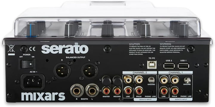 Decksaver ds-pc-duo mixars Duo Bezug farblos, farblos