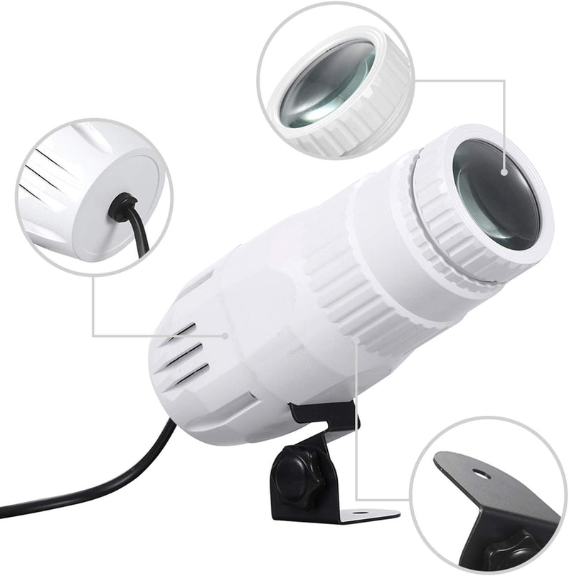 Lixada Pinspot LED DJ Effekt Licht, Mini RGBW LED Beam Spot Lichter Pinspot Licht mit Remote Spotlig