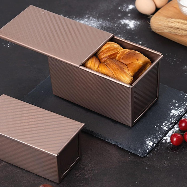 Brotbackform mit Deckel,Toastbrot Backform mit Deckel,Brotbackformen Toast Brot Backform Pullman Lai