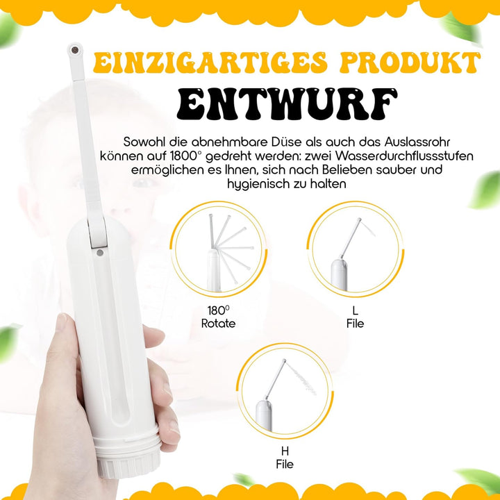 ONESENSE Elektrisches Portable Bidet - Intimdusche für Wochenbett, Po Dusche für Reisen, Mobiles Rei