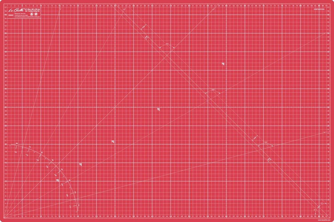 La Canilla Schneidematte A1 Selbstheilend (60x90 cm - 36x24") Cutting Mat Schneideunterlage für Bast