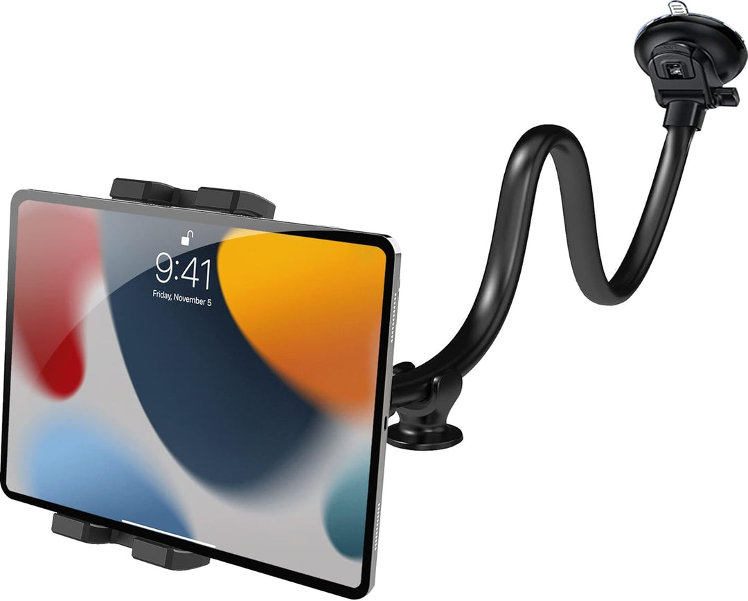Windschutzscheibe Armaturenbrett Auto Tablet Halterung, woleyi KFZ Tablet Halter Vorne mit Saugnapf