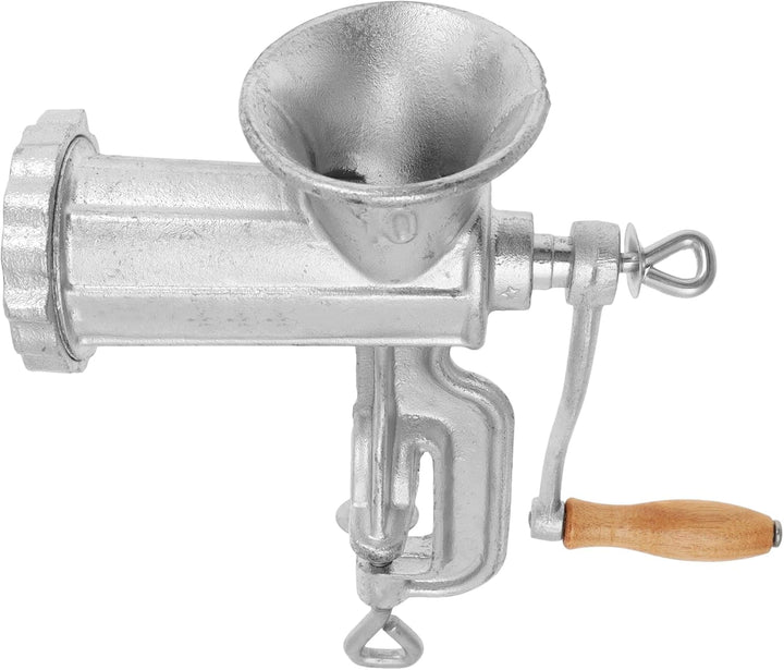 Gusseisen Handwolf Fleischfüllmaschine komplett mit Zubehör (GR. #10), GR. #10