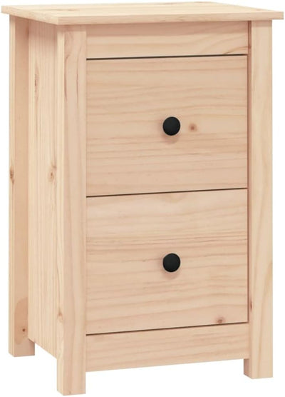 FIRBNUS Bedside Table Nachtkonsole Beistelltisch mit Stauraum Night Stand Nachttisch 40x35x61,5 cm M