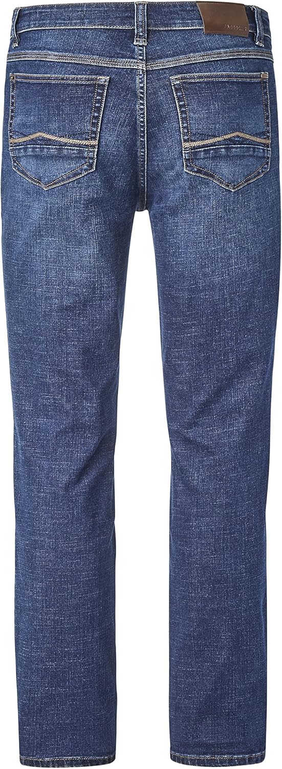 Paddocks Slim-Fit Jeans Motion & Comfort Elastizität Pipe 30W / 32L Deep Blue Moustache Use, 30W / 3