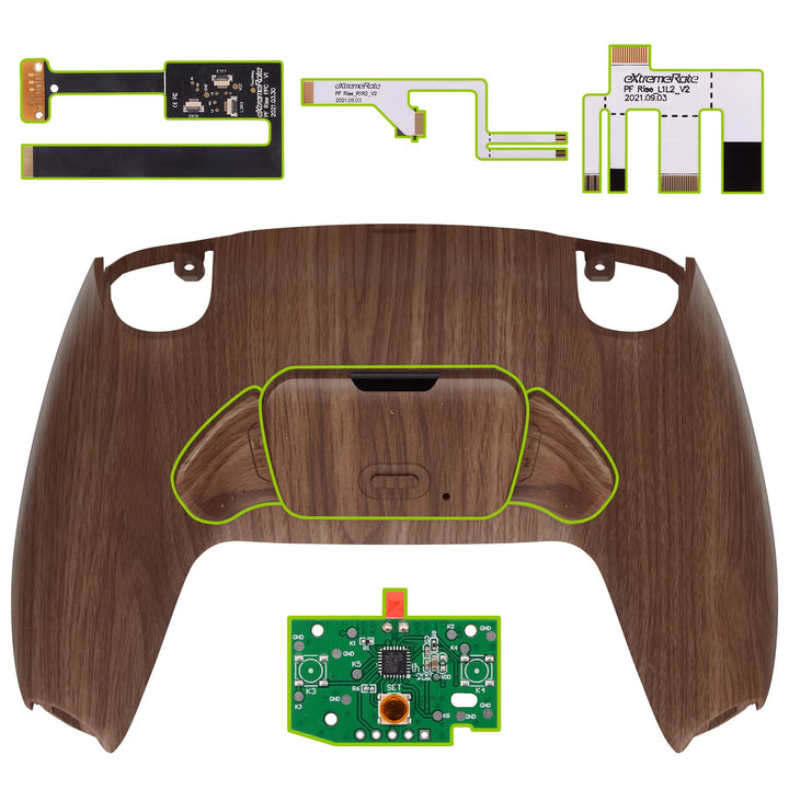eXtremeRate Programmierbar RISE2.0 Remap Kit für ps5 Controller BDM-010&BDM-020, Remap Board & Rücks