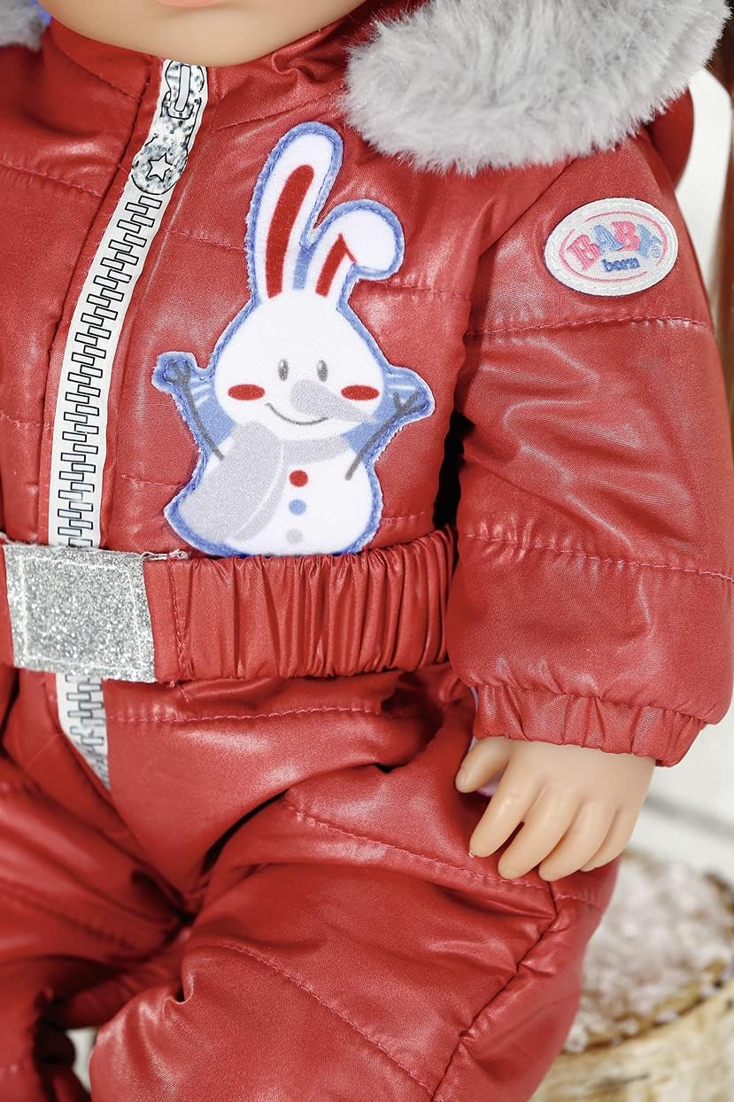 BABY born Little Schneeanzug mit Kapuze und Stiefeln für 36 cm Puppen, 833100 Zapf Creation