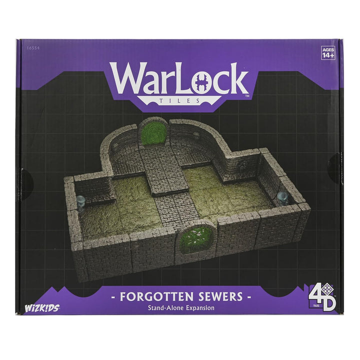 WizKids Warlock Tiles Core Set: Forgotten Sewers - Strategiespiel - Tragbar - Modern - Unisex - Kid