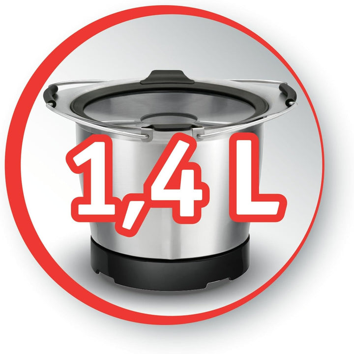 Moulinex xf38ae10 Mini Schale Kochen 1.4 L für Küchenmaschine, Companion Single, Single