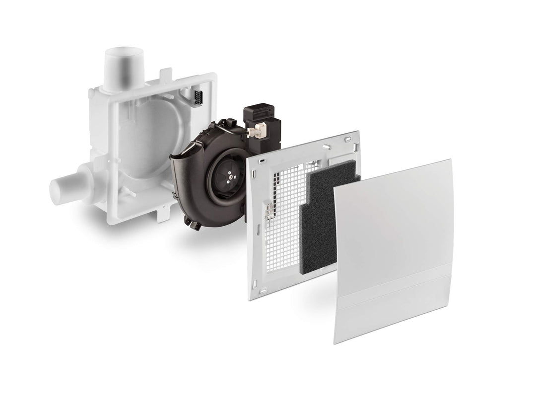 Ritzer by Lunos Lüfter Silvento EC mit Feuchtesteuerung, Komplettset inkl. Ventilatoreinsatz, Einbau