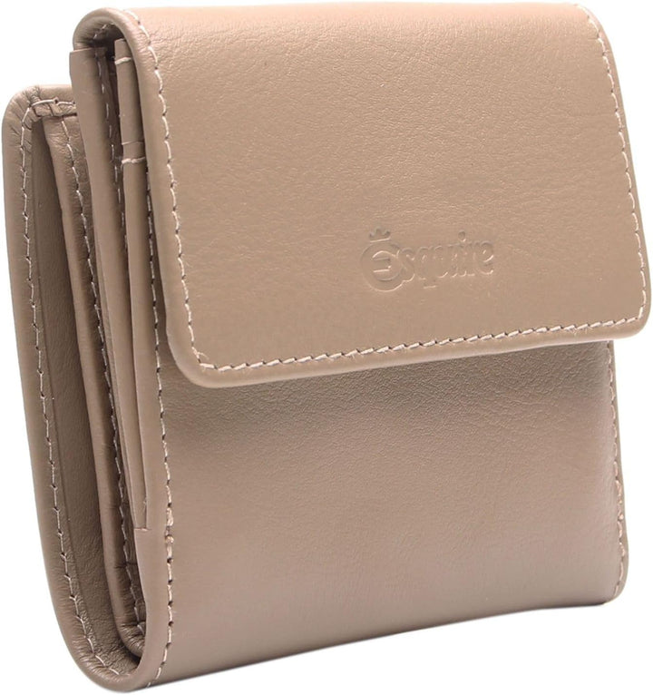 Esquire Peru Geldbörse RFID Leder 10 cm Einheitsgrösse Taupe, Einheitsgrösse Taupe