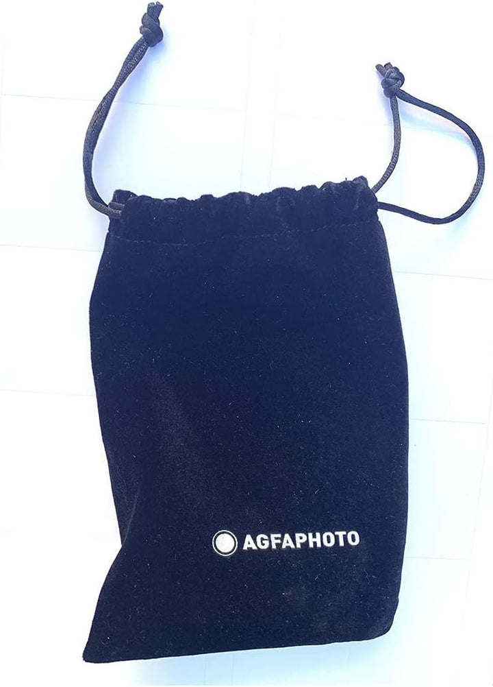 AgfaPhoto analoge 35mm Kleinbildfilm Foto Kamera braun + Farb Bilder Film + Batterie + KOMPLETTENTWI