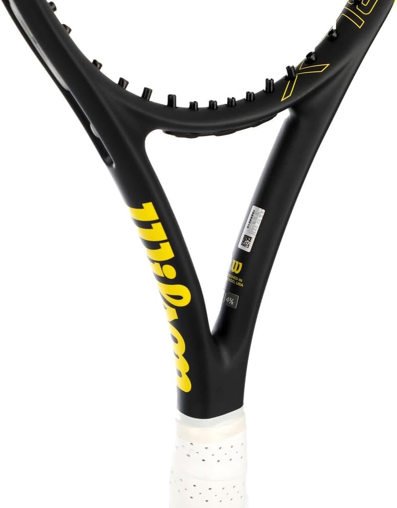 Wilson Pro Open unbesaitet 300g Tennisschläger Schwarz - Gelb Griffstärke 3