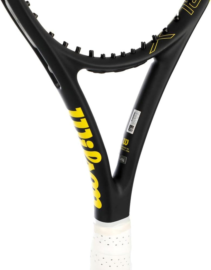 Wilson Pro Open unbesaitet 300g Tennisschläger Schwarz - Gelb Griffstärke 3