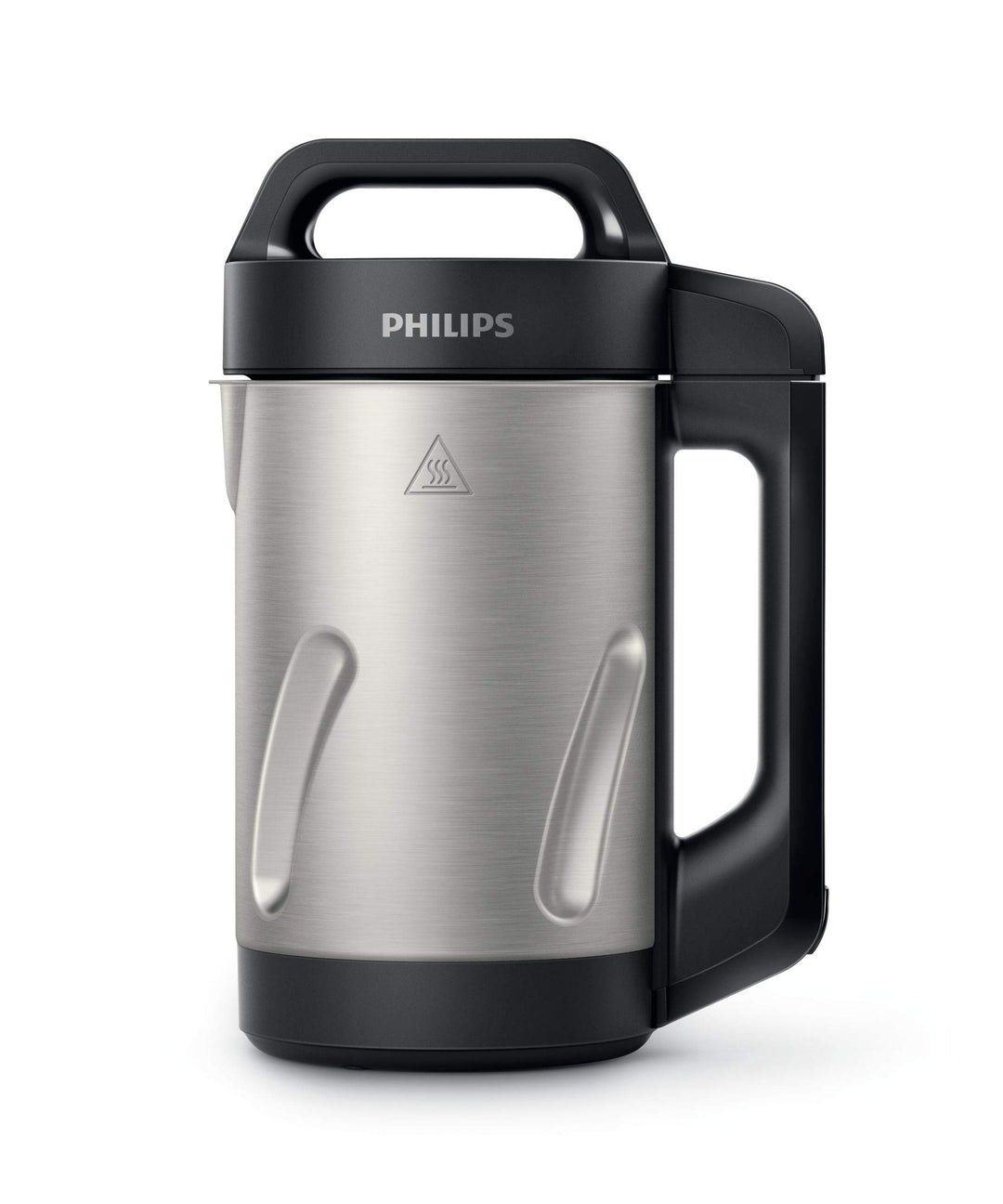 Philips HR2203/80 Standmixer mit Heizfunktion, schwarz 1,2 l, 1000 W