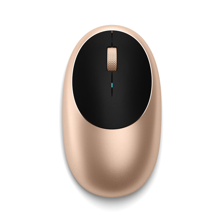 SATECHI M1 Kabellose Maus aus Aluminium, USB-C wiederaufladbar, 1200 DPI, Elegante, ergonomische Blu