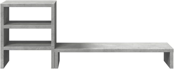 vidaXL Monitorständer, Schreibtischaufsatz mit Schreibtisch-Organizer, Unterbau Bildschirm Laptop St