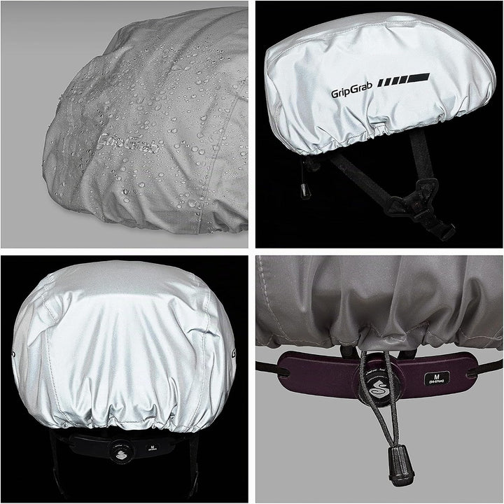 GripGrab Wasserdichter Fahrradhelm Regenschutz Helmüberzug Winddichte Reflektierende Haube Fahrrad R