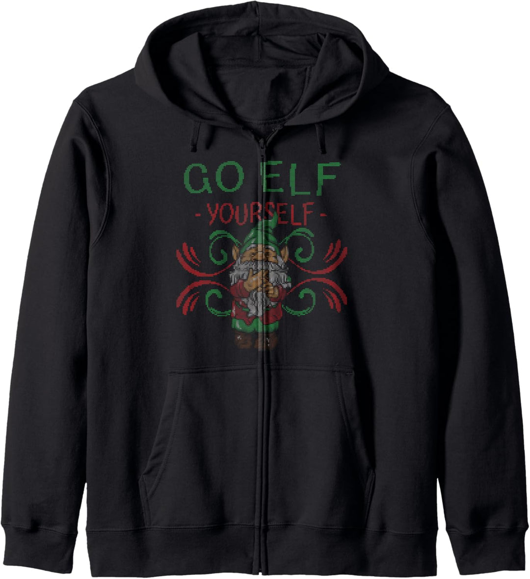 Wütende Weihnachtselfe Kapuzenjacke