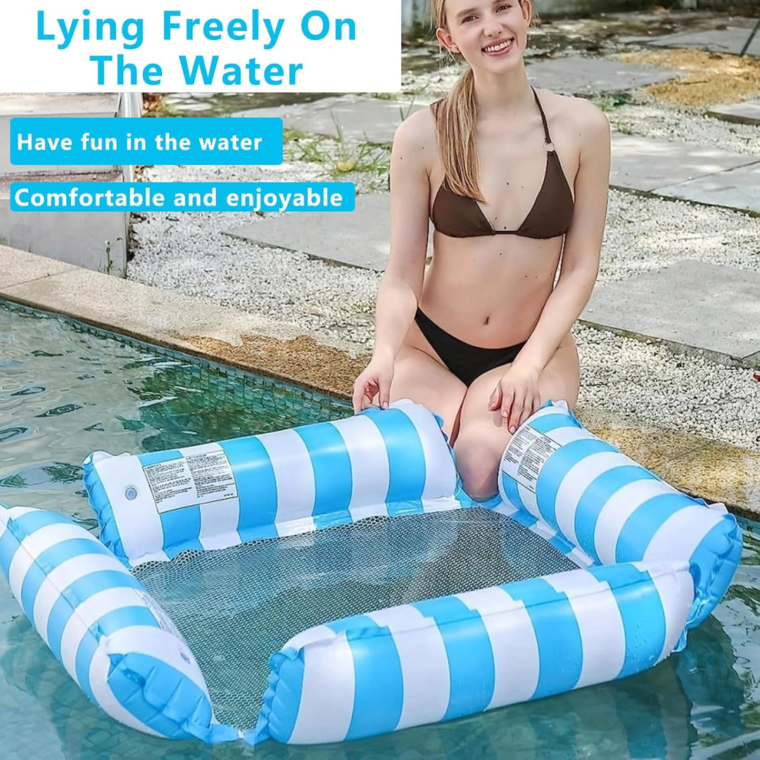 Luftmatratze Pool Aufblasbare Wasserhängematte Pool Aufblasbar Wasser Hängematte 4 In 1 Aufblasbare