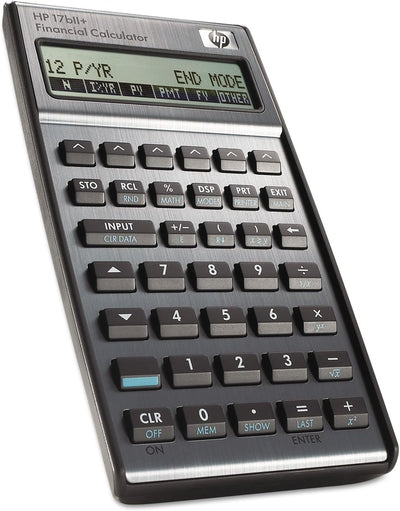 HP-17 B II Plus Hewlett Packard Finanzrechner Eingabelogik: Algebraisch/UPN