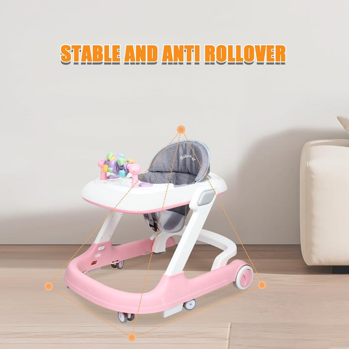 Lauflernhilfe Babywalker und Lauflernwagen, Laufwagen Baby Walker für Kinder, Gehhilfen, Höhe einste
