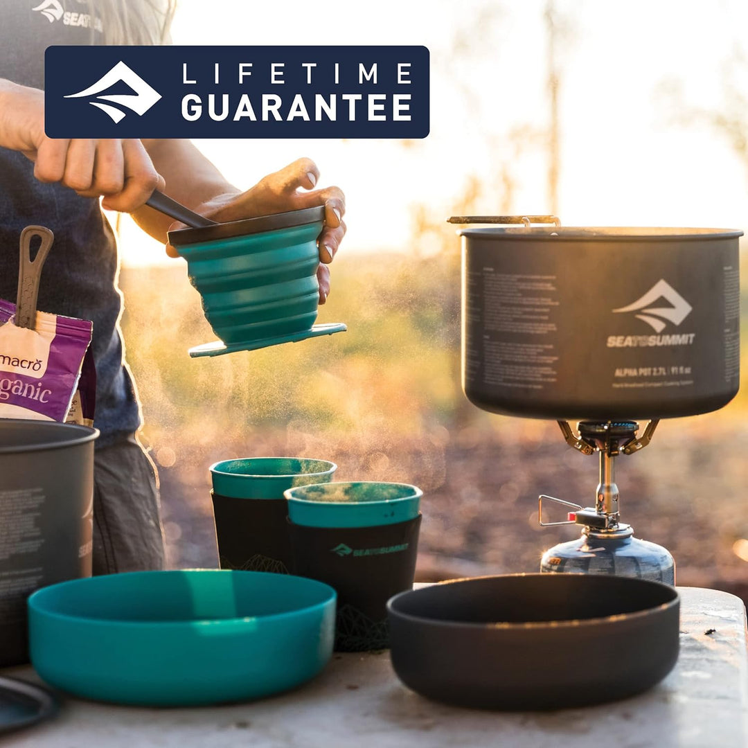 Sea to Summit Delta Light Camp Set 4.4 - Campinggeschirr - 4 Personen Set titan-grau 4.4, titan-grau