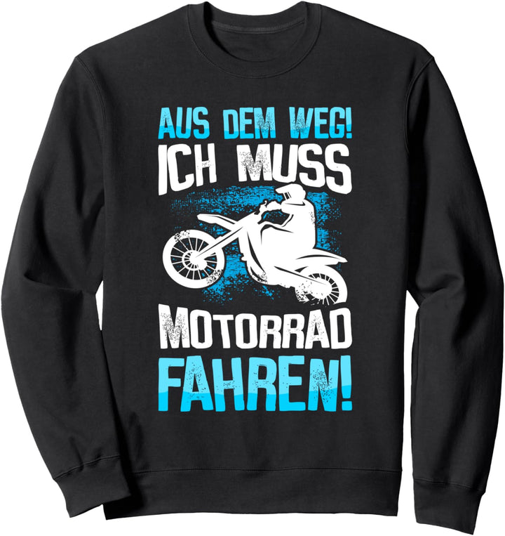 Motocross Fahrer Supermoto Enduro Motorrad Motorcross Kinder Sweatshirt
