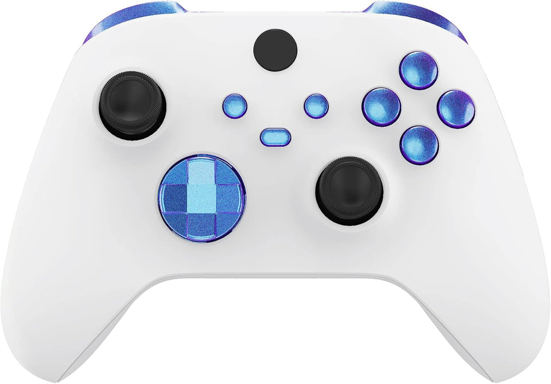 eXtremeRate Tasten Set für Xbox Series X/S Controller(Keine Buchstabenmarken), Ersatzteil Trigger Bu
